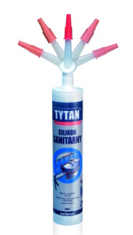 Silikon sanitarny Tytan Professional z aplikatorem kątowym